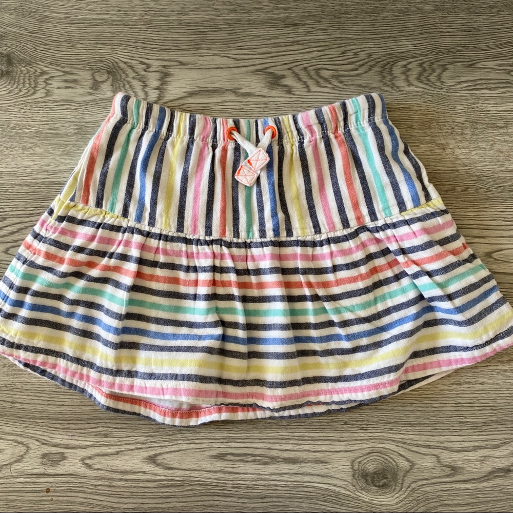 ❤️Cat & Jack XS MultiColor Striped Skirt